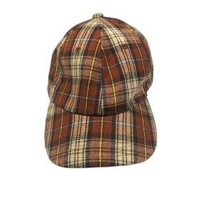 Vintage 90’s D & Y Plaid Flannel Baseball Cap Hat